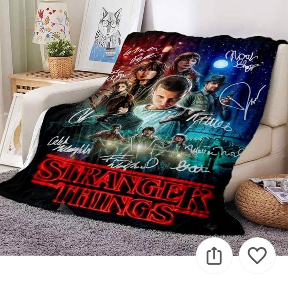 🌪STRANGER THINGS THROW BLANKET 📺🌪📺🌪